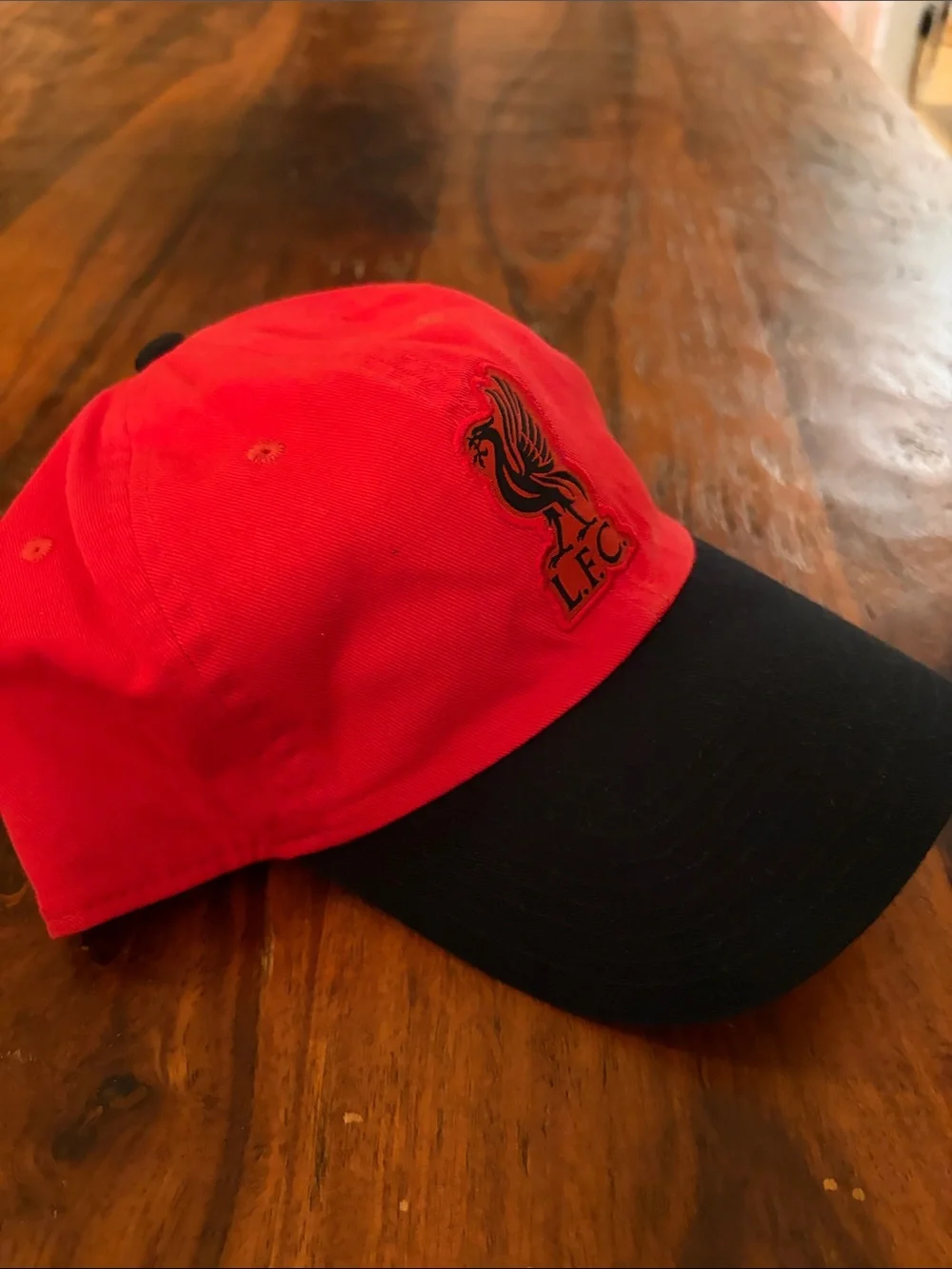 Liverpool FC Nike Red and Black Cap - L.F.C. Logo
